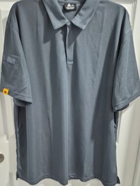 Source Unknown Slate Gray Performance Polo